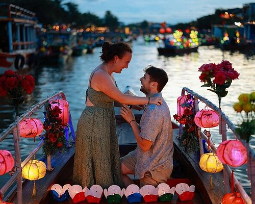 Couple at market